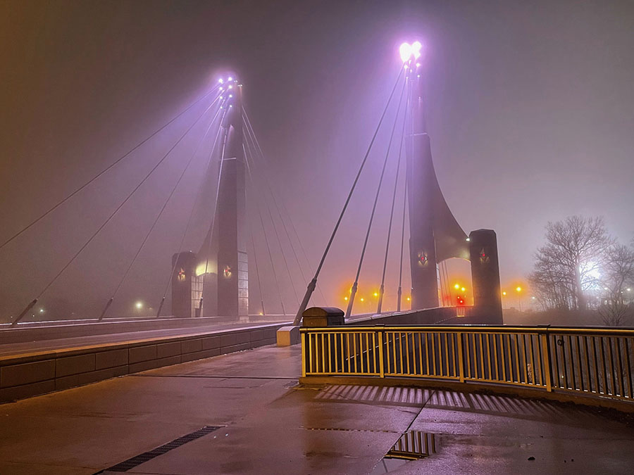 Foggy Lane Ave Bridge